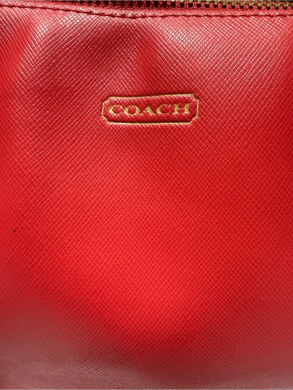 Coach leather bag